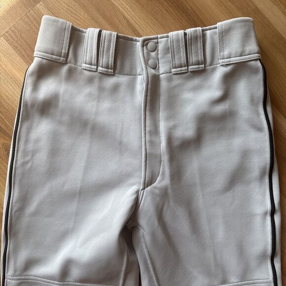 Mizuno Men's Premier Pro Piped Baseball/Softball Pants G2 Gray/Black  Sz Medium - Picture 5 of 9